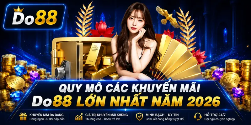 Khám phá chương trình khuyến mãi DO88 với nhiều ưu đãi hấp dẫn, thưởng tân thủ, hoàn trả định kỳ, giao dịch minh bạch và hỗ trợ khách hàng chuyên nghiệp 24/7.