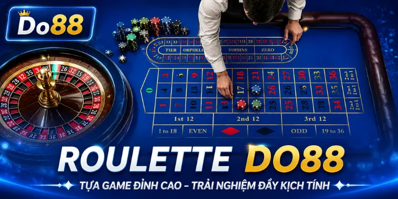 Roulette DO88 mang đến trải nghiệm casino trực tuyến với vòng quay chuẩn quốc tế, tỷ lệ cược đa dạng, giao diện mượt mà và kết quả minh bạch.