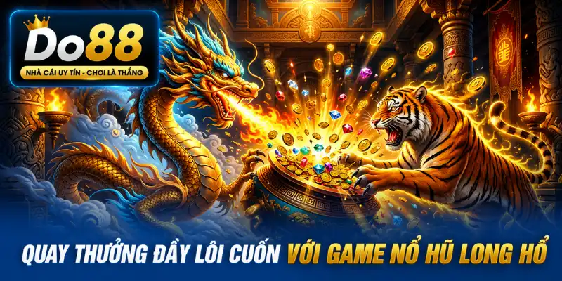 Nổ Hũ Long Hổ DO88 - Game quay hũ chủ đề Rồng Hổ với Jackpot lớn và đồ họa sống động Khám phá Nổ Hũ Long Hổ DO88 với chủ đề Rồng và Hổ đối đầu, hiệu ứng quay thưởng sống động, nhiều tính năng hấp dẫn và cơ hội săn Jackpot giá trị.