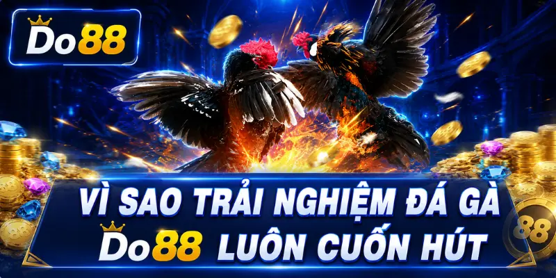 Vì Sao Trải Nghiệm Đá Gà DO88 Luôn Cuốn Hút Người Chơi Trải nghiệm đá gà DO88 với các trận đấu trực tiếp hấp dẫn, hình ảnh sắc nét, tỷ lệ cược cạnh tranh, giao dịch nhanh chóng, bảo mật cao và hỗ trợ người chơi 24/7.