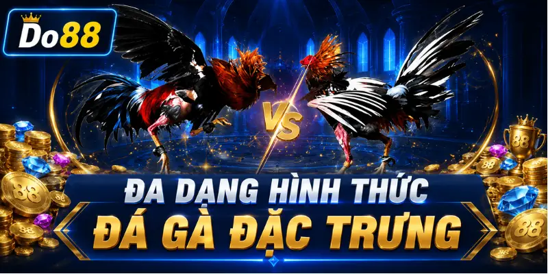 Đa Dạng Hình Thức Đá Gà Đặc Trưng DO88 2026 Đá gà DO88 mang đến nhiều hình thức cược hấp dẫn với các trận đấu trực tiếp, tỷ lệ cược cạnh tranh, hình ảnh sắc nét, giao dịch nhanh và trải nghiệm ổn định trên mọi thiết bị.