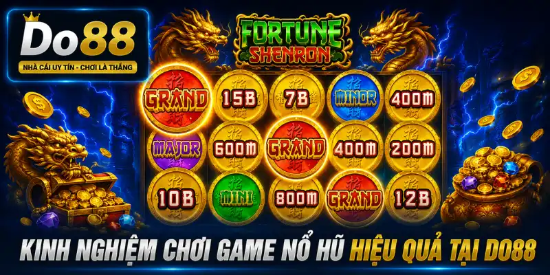 Kinh nghiệm chơi Game Nổ Hũ DO88 với chiến thuật quản lý vốn và tối ưu cơ hội nhận thưởng Khám phá kinh nghiệm chơi Game Nổ Hũ DO88 với cách quản lý vốn, lựa chọn mức cược phù hợp và tận dụng tính năng thưởng để nâng cao trải nghiệm quay hũ.