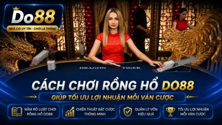 Khám phá cách chơi Rồng Hổ DO88 với hướng dẫn luật chơi, chiến thuật đặt cược, quản lý vốn thông minh và mẹo tối ưu lợi nhuận trong từng ván đấu.