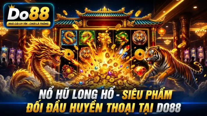 Khám phá Nổ Hũ Long Hổ DO88 với chủ đề Rồng – Hổ huyền thoại, hiệu ứng quay thưởng mãn nhãn, nhiều tính năng hấp dẫn và cơ hội chinh phục Jackpot lớn.