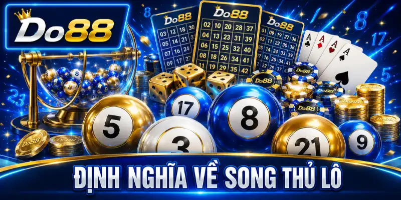 Định nghĩa về song thủ lô tại DO88 với hai cặp số được lựa chọn để đối chiếu kết quả xổ số trong cùng kỳ quay.