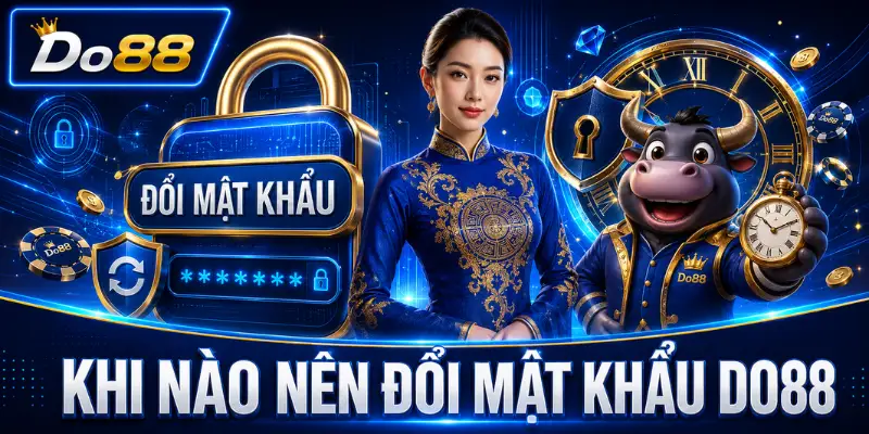 Khi nào nên đổi mật khẩu DO88 để tăng cường bảo mật tài khoản, đặc biệt khi phát hiện đăng nhập lạ hoặc nghi ngờ lộ thông tin.