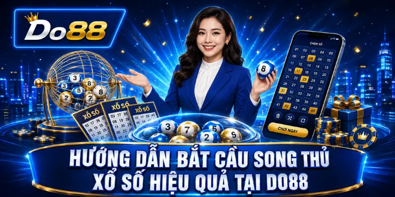 Hướng dẫn bắt cầu song thủ xổ số tại DO88 bằng cách tham khảo bảng kết quả, tần suất xuất hiện và dữ liệu các kỳ quay trước.