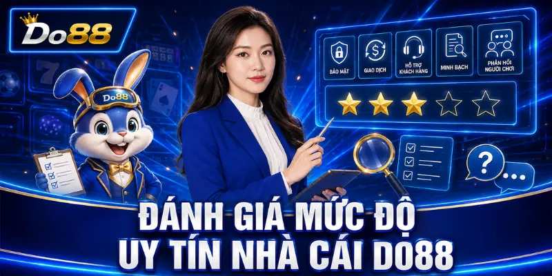 Đánh giá mức độ uy tín nhà cái DO88 dựa trên bảo mật, giao dịch, hỗ trợ khách hàng, tính minh bạch và phản hồi người chơi.