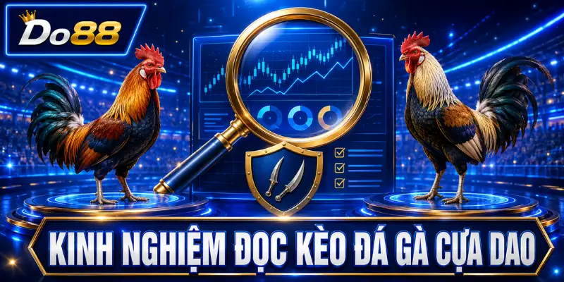 Kinh nghiệm đọc kèo đá gà cựa dao tại DO88 dựa trên thể trạng, phong độ, lối thi đấu và dữ liệu của hai chiến kê.