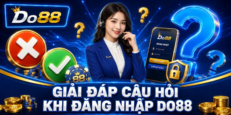 Giải đáp câu hỏi thường gặp khi đăng nhập DO88 về tài khoản, mật khẩu, lỗi truy cập và bảo mật thông tin.