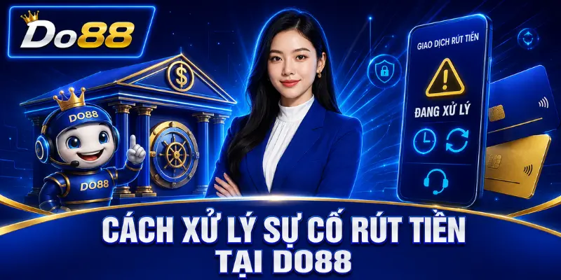 Cách xử lý sự cố rút tiền tại DO88 khi giao dịch đang chờ, thông tin ngân hàng chưa chính xác hoặc hệ thống cần xác minh.