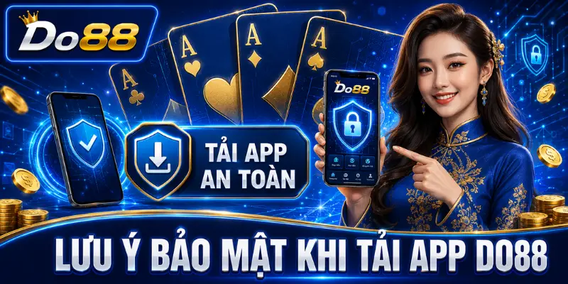 Lưu ý bảo mật khi tải app DO88 gồm sử dụng nguồn tải chính thức, kiểm tra liên kết và bảo vệ thông tin đăng nhập.
