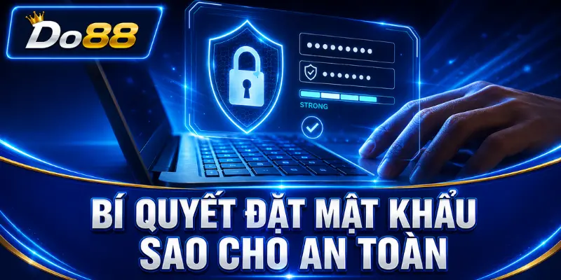 Bí quyết đặt mật khẩu DO88 an toàn bằng cách kết hợp chữ hoa, chữ thường, số và ký tự đặc biệt với độ dài phù hợp.