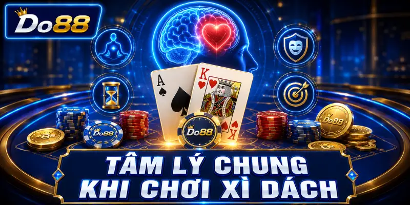 Tâm lý chung khi chơi Xì Dách tại DO88 gồm kiểm soát cảm xúc, giữ bình tĩnh và tuân thủ giới hạn ngân sách.