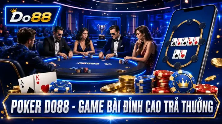 Khám phá Poker DO88 với bàn chơi trực tuyến hiện đại, luật đấu bài chiến thuật và nhiều chế độ hấp dẫn dành cho người yêu thích game bài.