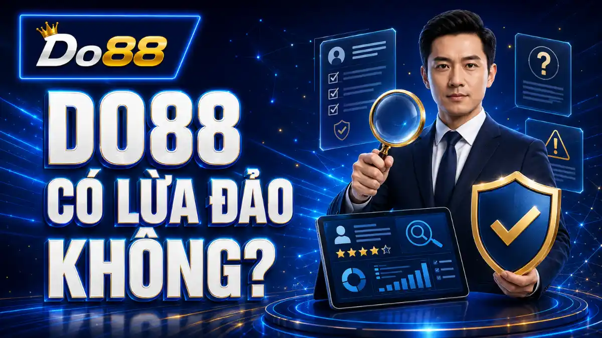 Tìm hiểu DO88 có lừa đảo không qua các tiêu chí kiểm chứng như tên miền, bảo mật, điều khoản sử dụng, kênh hỗ trợ và phản hồi của người dùng.