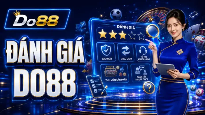 Đánh giá DO88 qua các tiêu chí về bảo mật, giao dịch, hỗ trợ khách hàng, thư viện sản phẩm và phản hồi thực tế từ người chơi.
