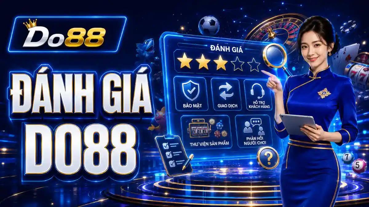 Đánh giá DO88 qua các tiêu chí về bảo mật, giao dịch, hỗ trợ khách hàng, thư viện sản phẩm và phản hồi thực tế từ người chơi.
